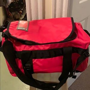 Red North Face Duffel